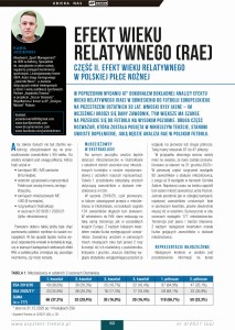 Efekt wieku relatywnego (RAE). Część II. Efekt wieku relatywnego w polskiej piłce nożnej