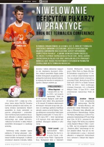 Niwelowanie deficytów piłkarzy w praktyce. Bruk Bet Termalica Conference