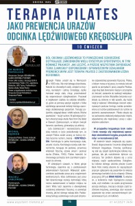 Terapia Pilates jako prewencja urazów odcinka lędźwiowego kręgosłupa. 10 ćwiczeń