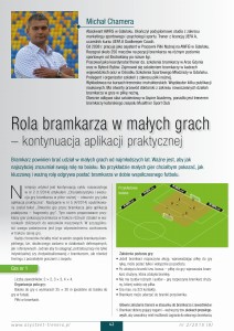 Rola bramkarza w małych grach – kontynuacja aplikacji praktycznej