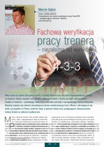 Fachowa weryfikacja pracy trenera – niezależna od wyników