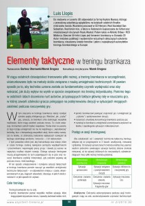 Elementy taktyczne w treningu bramkarza