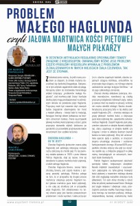 Problem małego Haglunda czyli jałowa martwica kości piętowej małych piłkarzy