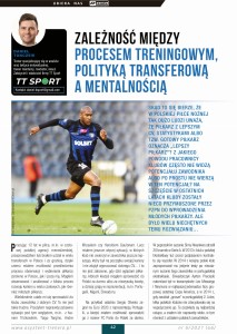 Zależność między procesem treningowym, polityką transferową a mentalnością