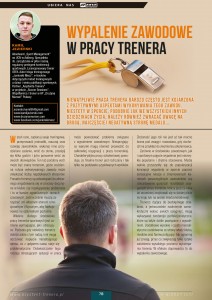 Wypalenie zawodowe w pracy trenera