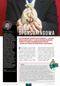 Ulga sponsoringowa