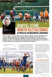 Nawyki, które warto kształtować w procesie rozwojowym zawodnika