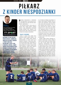 Piłkarz z kinder niespodzianki