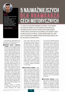 5 najważniejszych dla bramkarza cech motorycznych