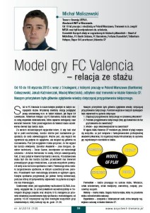 Model gry FC Valencia – relacja ze stażu