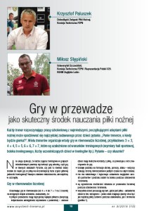 Gry w przewadze jako skuteczny środek nauczania piłki nożnej