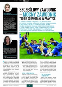 Szczęśliwy zawodnik – mocny zawodnik. Teoria dobrostanu w praktyce